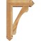Ekena Millwork Legacy Arts and Crafts Rough Sawn Bracket w/ Offset Brace, Western Red Cedar, 6"W x 18"D x 26"H BKT0604X18X26LEC03RWR - alternate 2